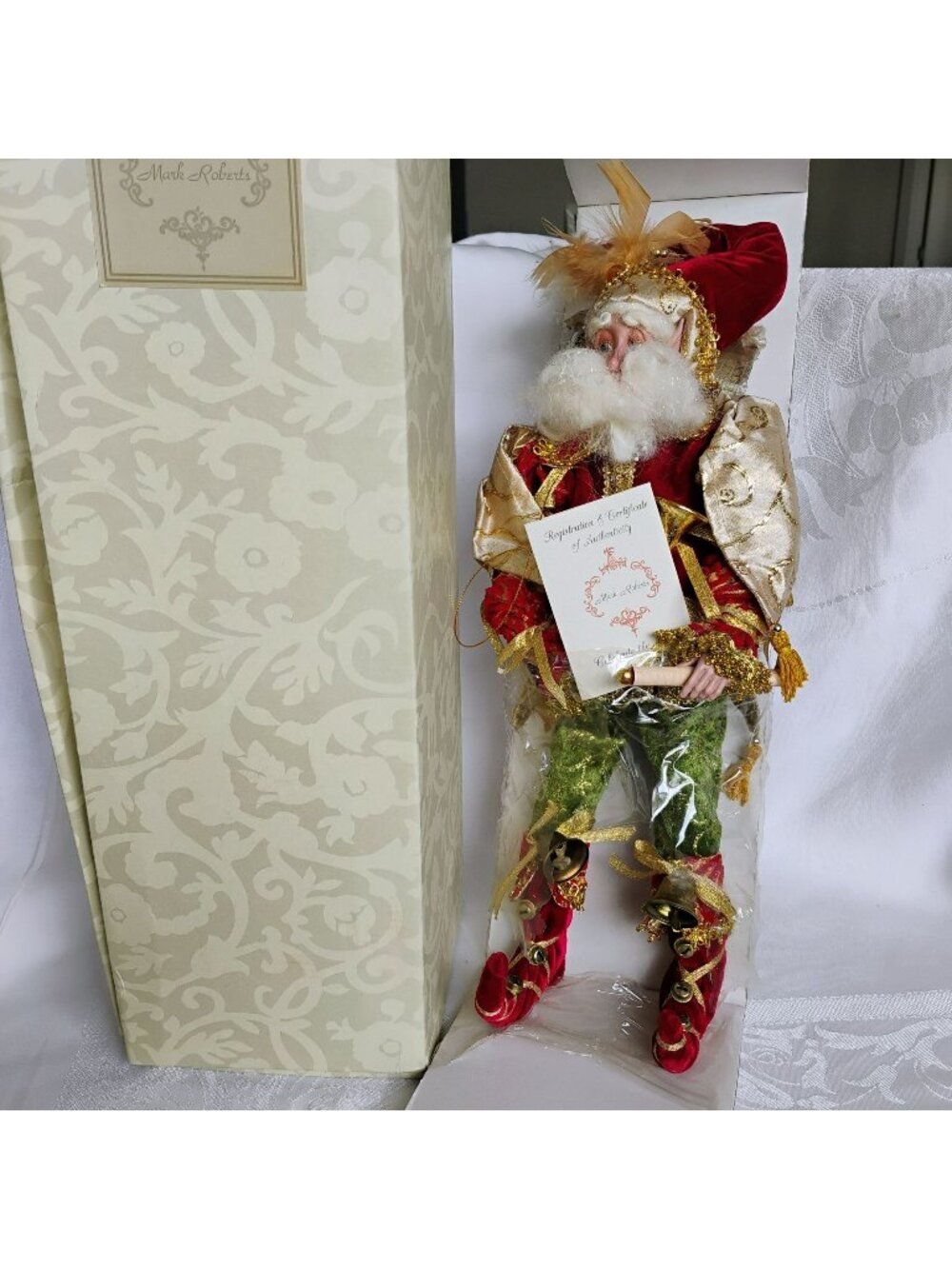 Mark Roberts Heralding Fairy Medium Limited Edition Christmas Decor Box COA 81